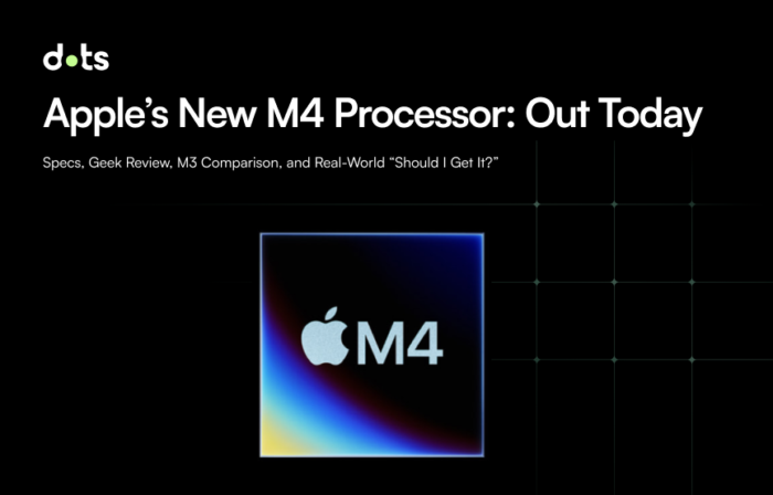 Blog Cover: Apple's New M4 Processor