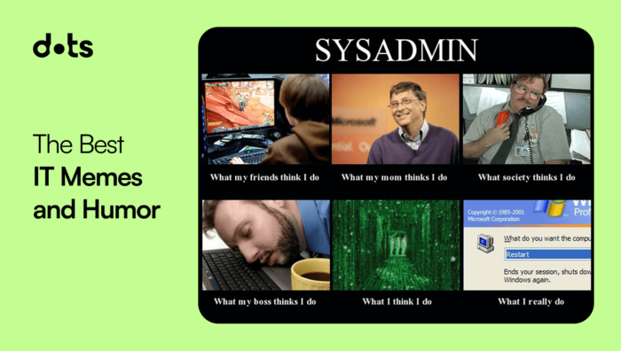 Dots Blog Cover: The Best IT Memes and Humor
